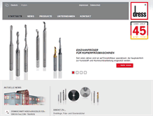 Tablet Screenshot of dress-tools.de